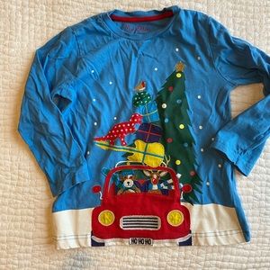 Mini Boden Christmas shirt